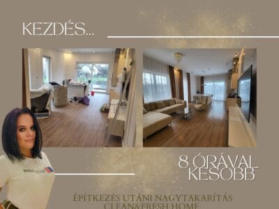 🏗️ Felújítás, építkezés utáni takarítás Debrecenben – Precíz nagytakarítás szakértőktől
